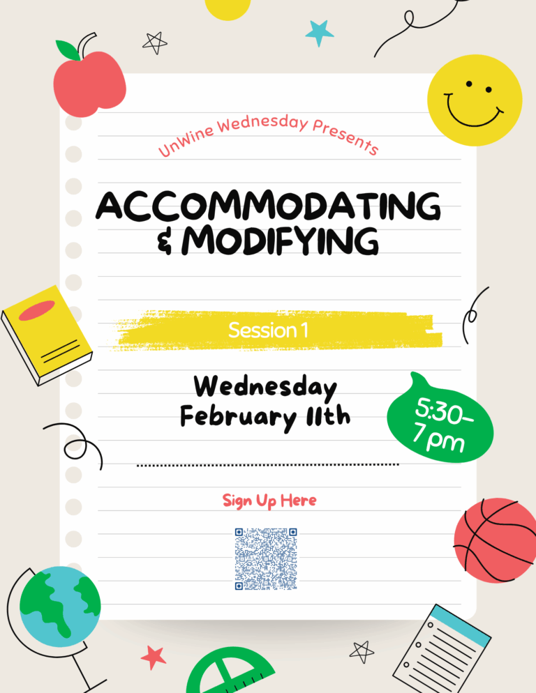 Accommodating & Modifying - Session 1